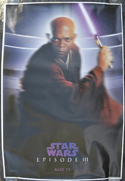STAR WARS : EPISODE III - REVENGE OF THE SITH Cinema Bus Stop Movie Poster