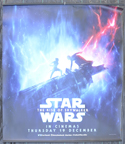 Star Wars : The Rise Of Skywalker Cinema BANNER