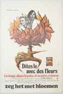 Dites-Le Avec Des Fleurs <p><i> (Original Belgian Movie Poster) </i></p>