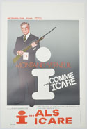 I... comme Icare <p><i> (Original Belgian Movie Poster) </i></p>