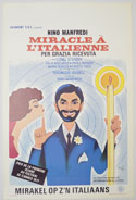 Miracle A L'Italienne <p><i> (Original Belgian Movie Poster) </i></p>