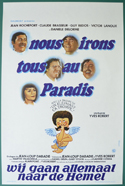 Nous irons tous au paradis <p><i> (Original Belgian Movie Poster) </i></p>
