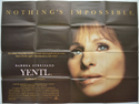 YENTL Cinema Quad Movie Poster
