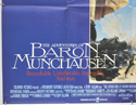 THE ADVENTURES OF BARON MUNCHAUSEN (Bottom Left) Cinema Quad Movie Poster