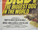 DIGBY - THE BIGGEST DOG IN THE WORLD (Bottom Left) Cinema Quad Movie Poster