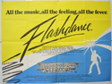 FLASHDANCE / SATURDAY NIGHT FEVER Cinema Quad Movie Poster