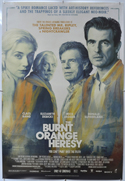THE BURNT ORANGE HERESY Cinema One Sheet Movie Poster