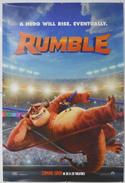 RUMBLE Cinema One Sheet Movie Poster