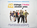 10 THINGS I HATE ABOUT YOU Cinema Quad Movie Poster