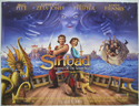 SINBAD LEGEND OF THE SEVEN SEAS Cinema Quad Movie Poster
