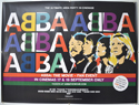 ABBA - THE MOVIE - FAN EVENT Cinema Quad Movie Poster