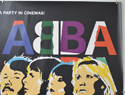 ABBA - THE MOVIE - FAN EVENT (Top Right) Cinema Quad Movie Poster