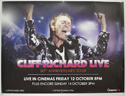 CLIFF RICHARD LIVE - 60TH ANNIVERSARY TOUR Cinema Quad Movie Poster