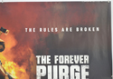 THE FOREVER PURGE (Top Right) Cinema Quad Movie Poster