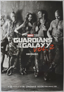 GUARDIANS OF THE GALAXY VOL. 2 Cinema One Sheet Movie Poster