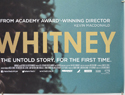 WHITNEY (Bottom Right) Cinema Quad Movie Poster