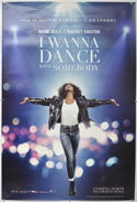 WHITNEY HOUSTON: I WANNA DANCE WITH SOMEBODY Cinema One Sheet Movie Poster