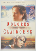 Dolores Claiborne <p><i> Original Cinema Exhibitor's Press Synopsis / Credits Booklet </i></p>