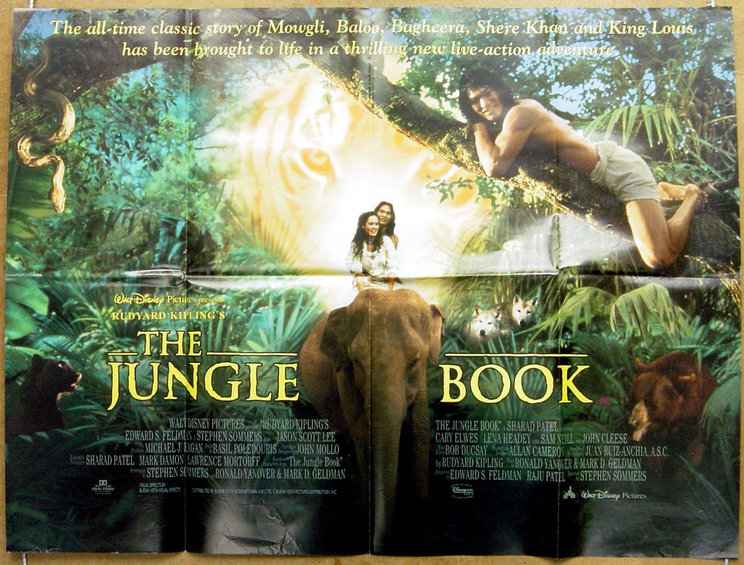 Rudyard Kipling's - The Jungle Book - Original Movie Poster