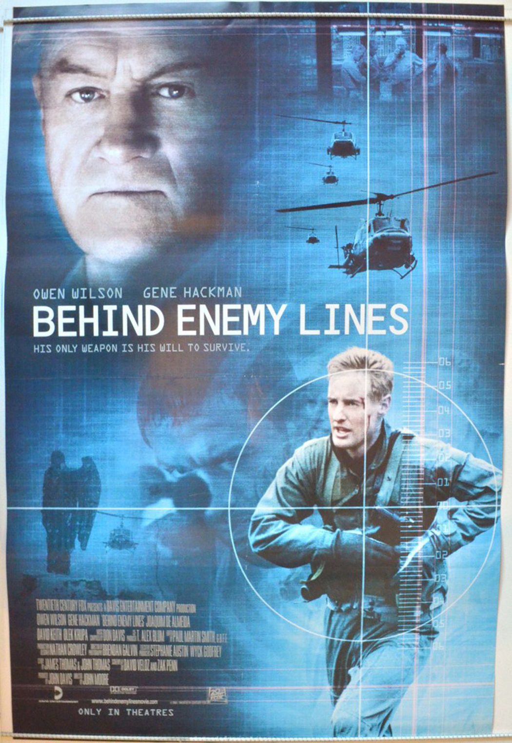 Behind Enemy Lines - Original Cinema Movie Poster From pastposters.com British Quad ...1050 x 1523