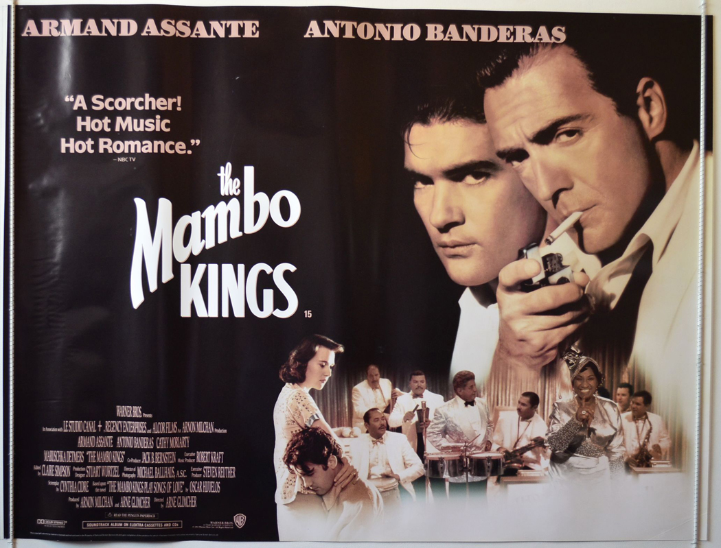 MAMBO KINGS MOVIE POSTER 1 Sided ORIGINAL 27x40 ANTONIO BANDERAS ARMAND ASSANTE 