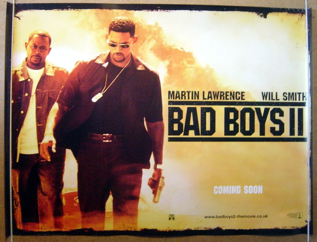 Bad Boys II (Teaser) - Original Cinema Movie Poster From pastposters.com British Quad ...