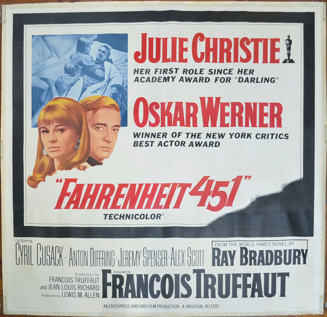 Fahrenheit 451 - Original Cinema Movie Poster From ...