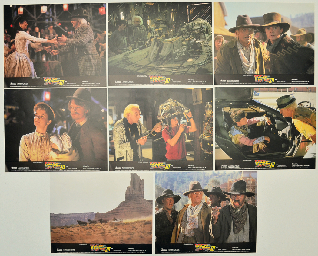 Back To The Future Part III <p><a> Set of 8 Original Lobby Cards 