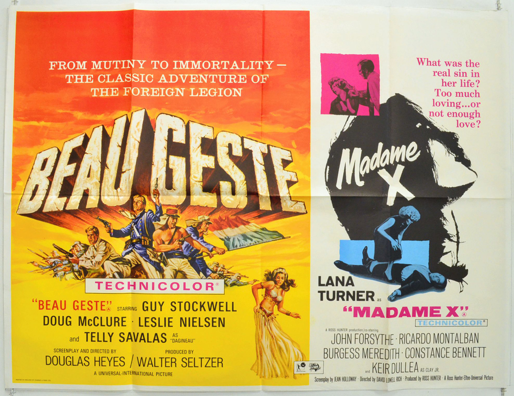 Beau Geste Guy Stockwell vintage movie poster print 