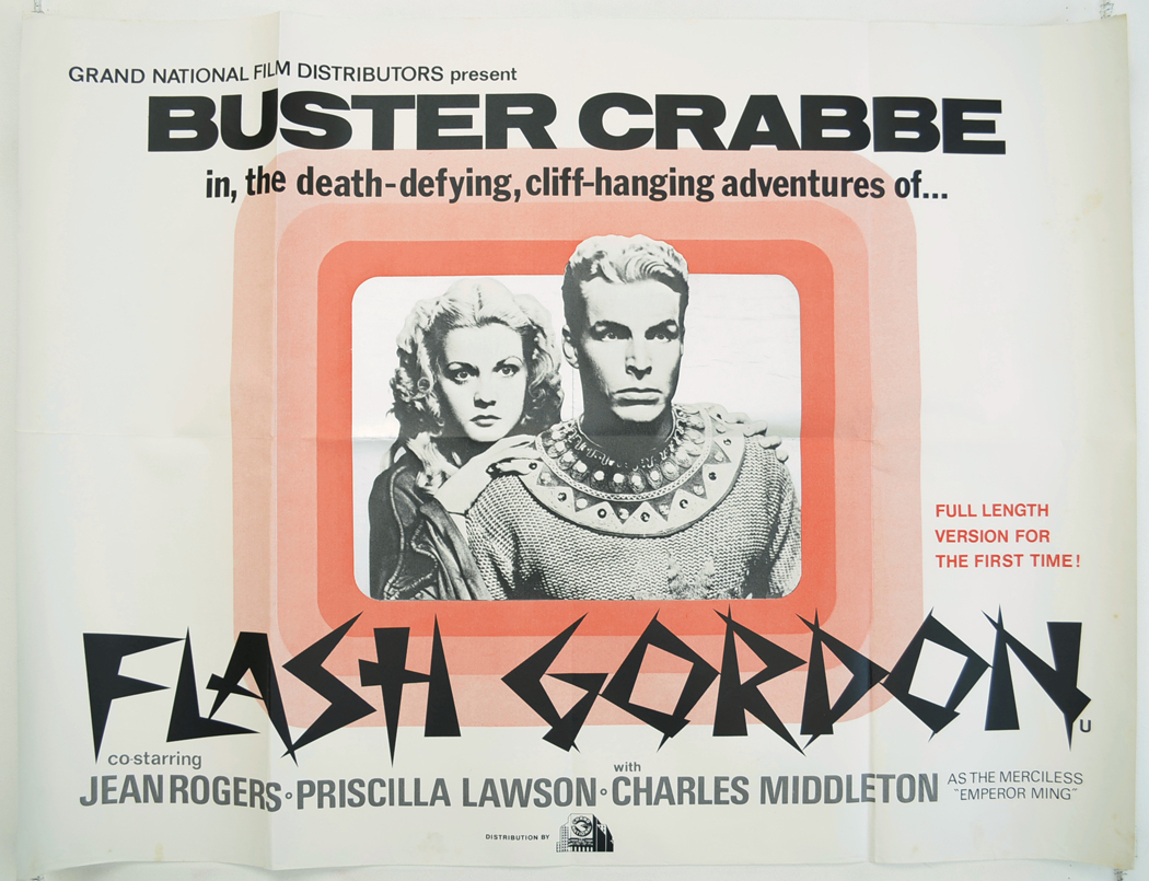 Buster Crabbe in Flash Gordon by Silver Screen