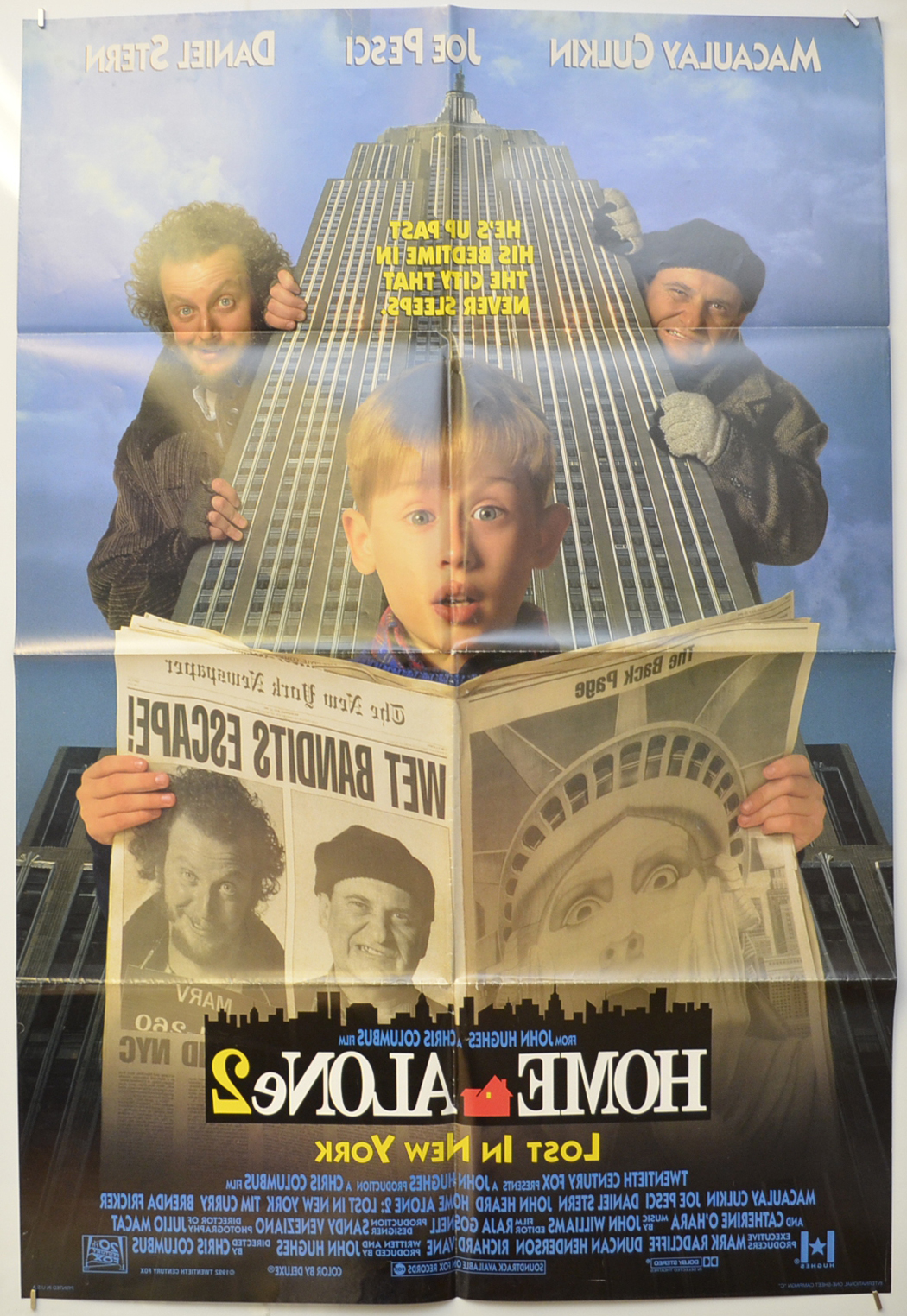 FIL712 Home Alone 2 Lost In New York Movie Poster Glossy Finish Posters USA 