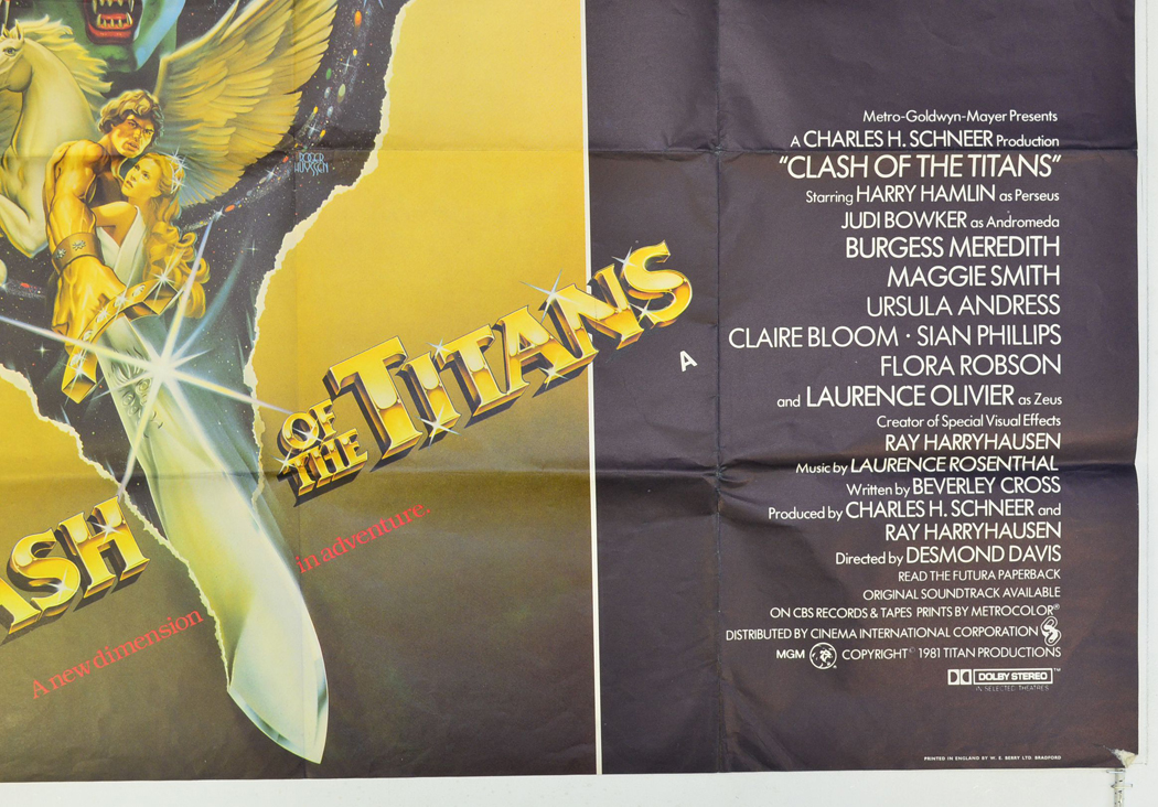 Clash Of The Titans - Original Movie Poster