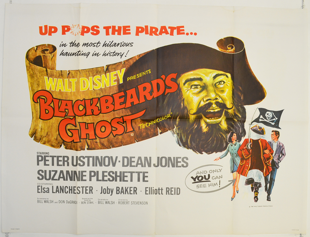 Blackbeard's Ghost - Original Cinema Movie Poster From pastposters ...