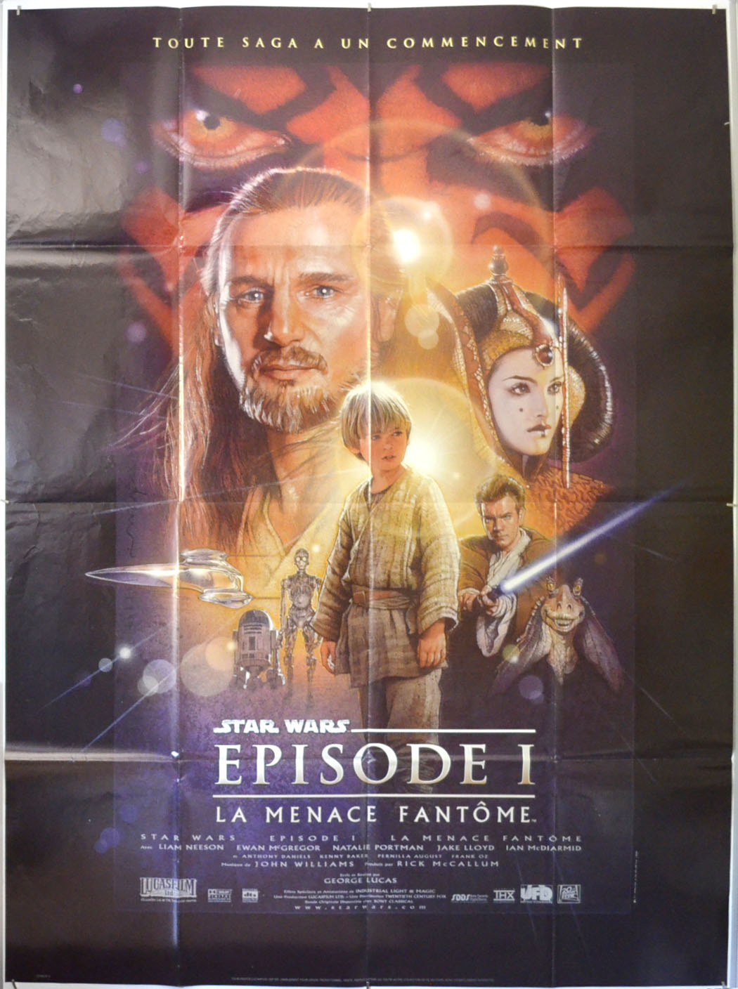 4 Star wars Posters Episode 1 the Phantom Menace 