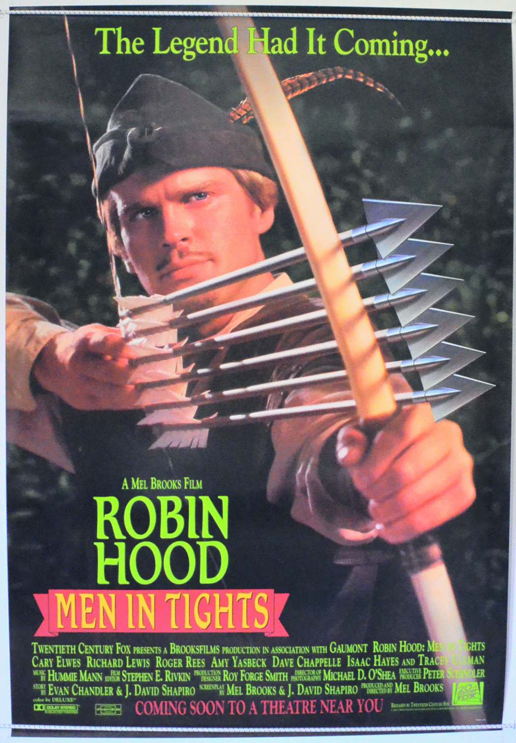 ROBIN HOOD MEN IN TIGHTS 1993 Original SS 27x40" Movie Poster Mel Brooks C Elwes