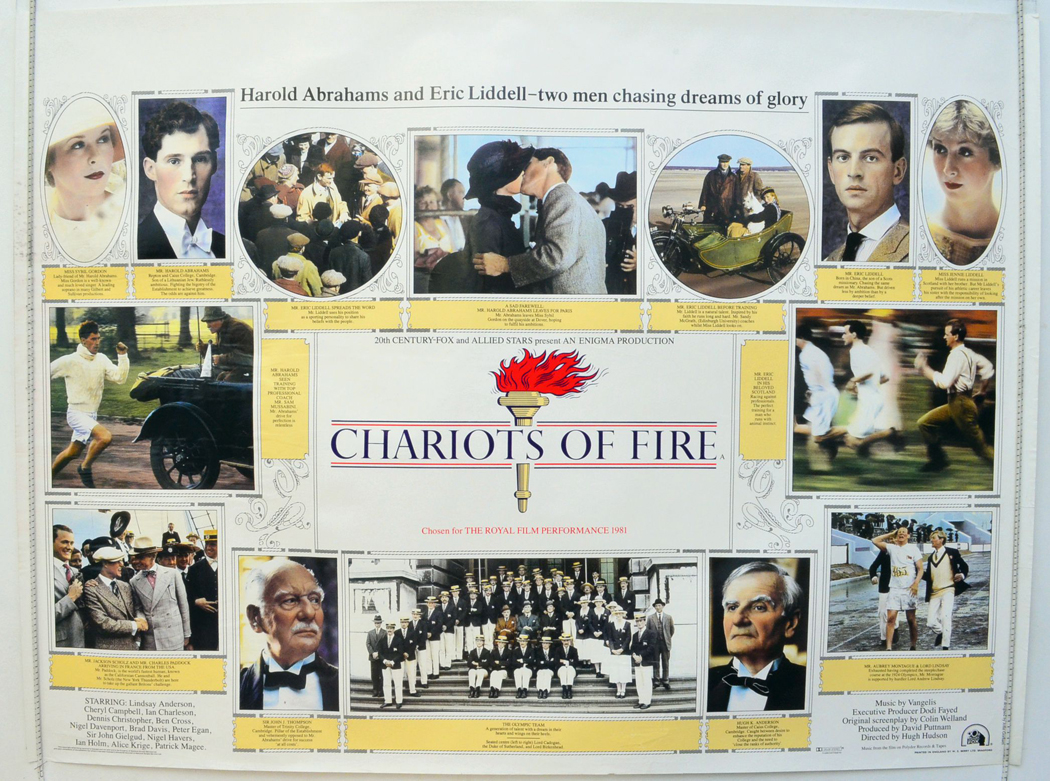 Chariots Of Fire - Original Cinema Movie Poster From pastposters ...