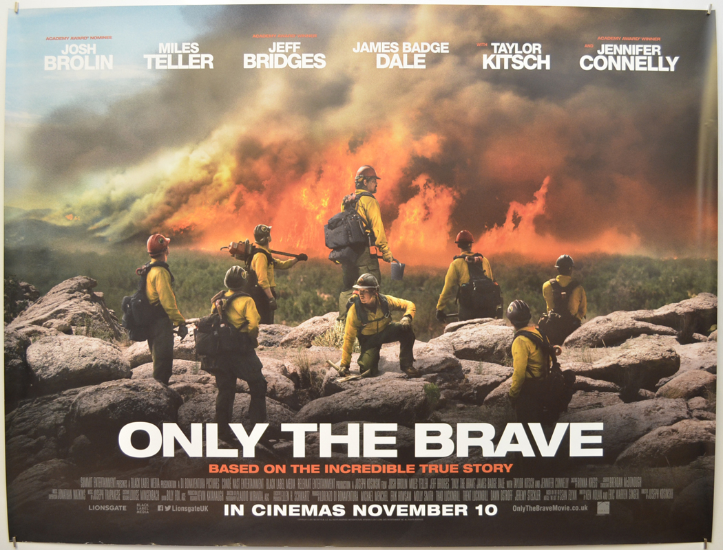 Details about   Only The Brave Movie Silk Canvas Poster Film Poster 13x18 24x32'' 