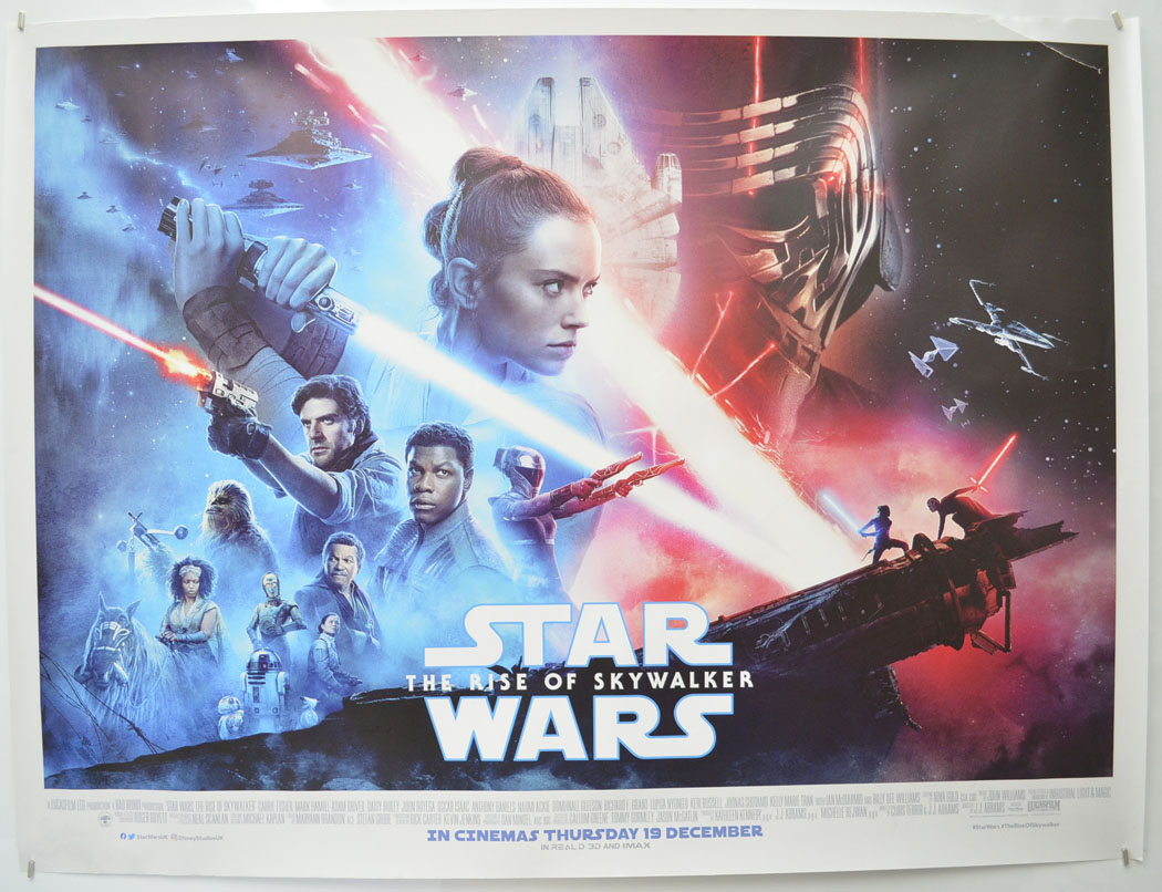 Star Poster - Original Skywalker Rise Wars: The Movie Of