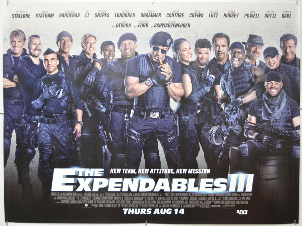 Poster Print The Expendables 3 Harrison Ford **DISCOUNTED OFFERS**  A3 A4