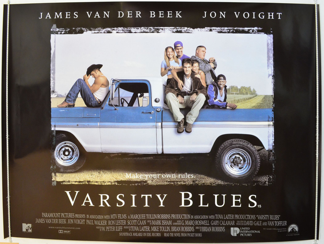 Varsity Blues - Original Movie Poster.