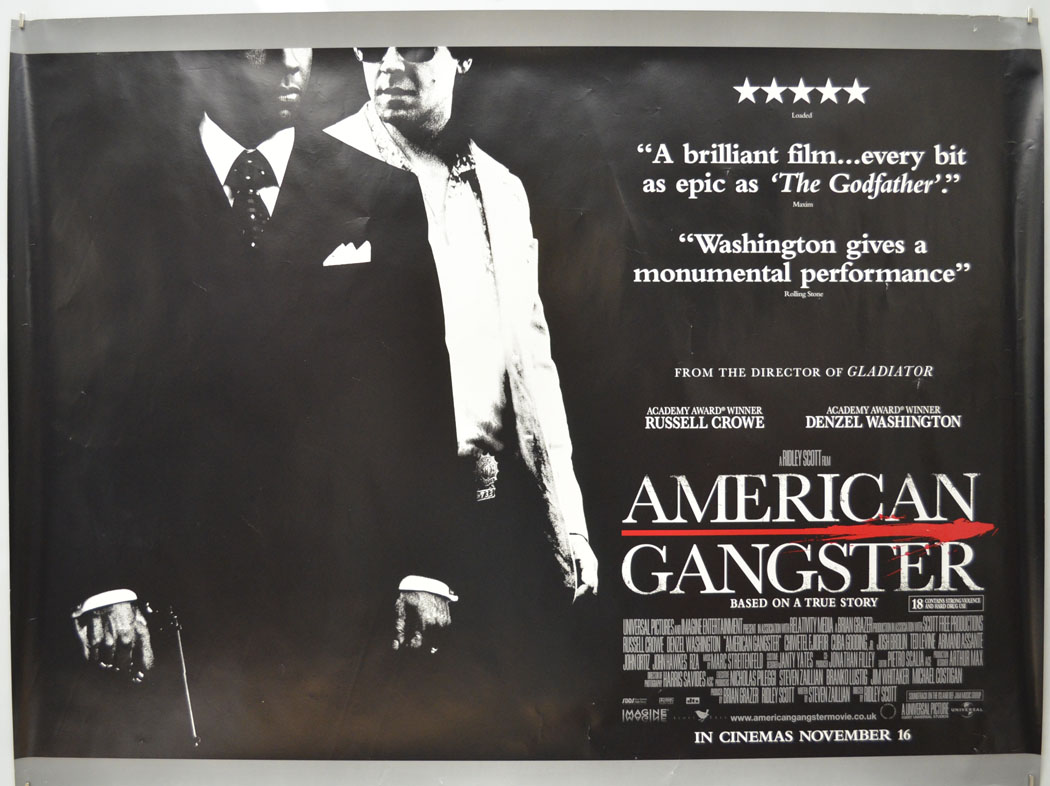 American Gangster Repro Fim POSTER 