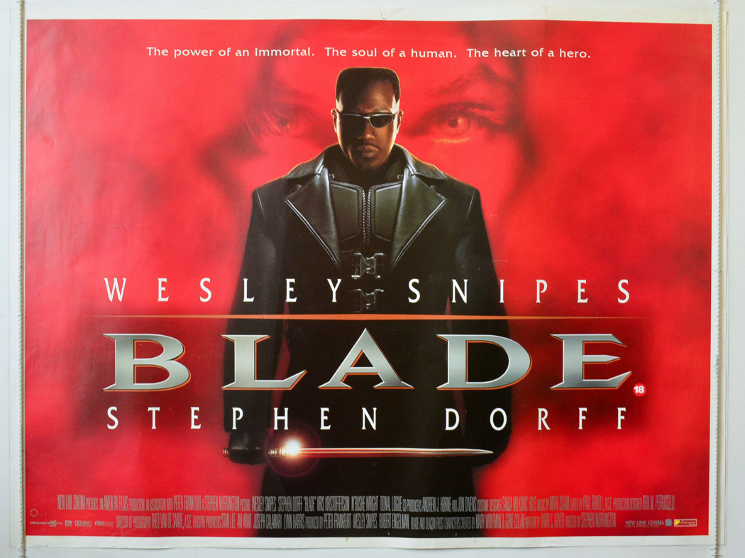 Blade II Promotional Movie Poster MINT and Rolled 