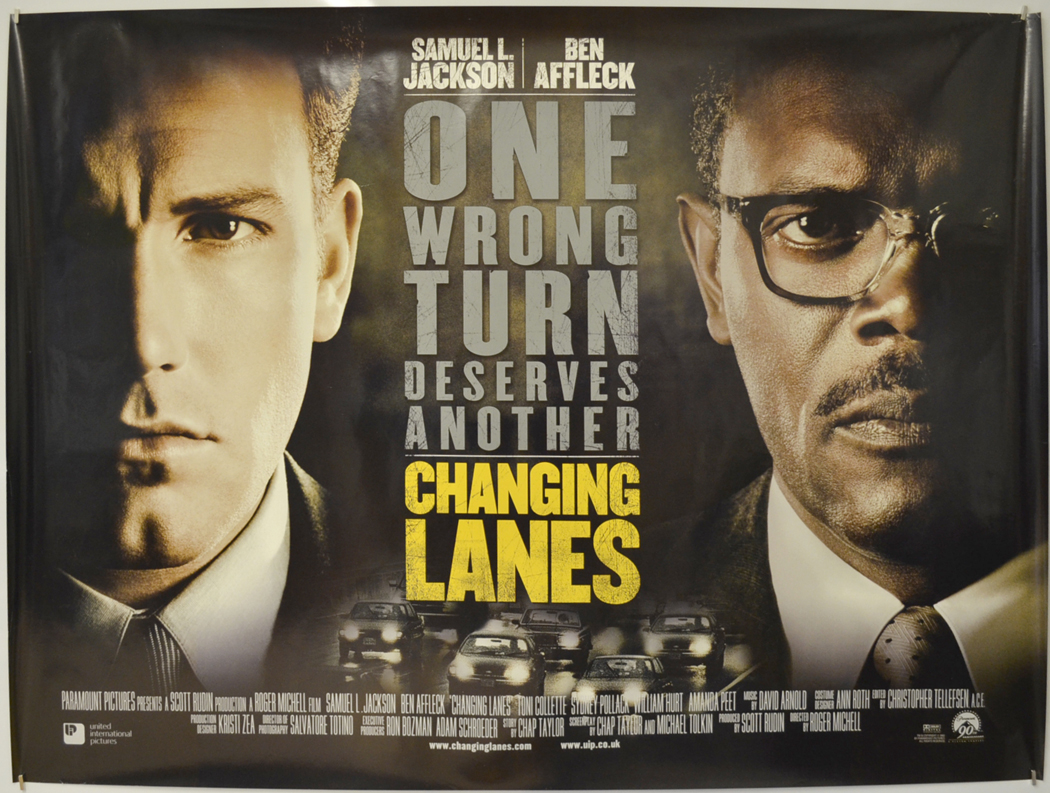 Changing Lanes - Original Movie Poster