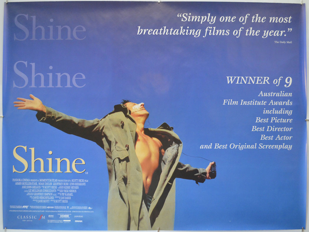 Shine - Original Movie Poster