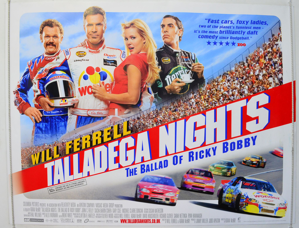Talladega Nights - Original Cinema Movie Poster From pastposters.com ...