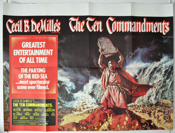 Ten Commandments (The) <p><i> (1972 re-release Poster) </i></p>