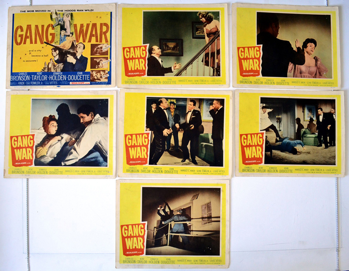 Gang War <p><a> 7 Original USA Lobby Cards </i></p>