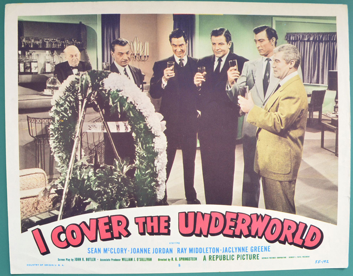 I Cover The Underworld <p><a> Single USA Lobby Card #8</i></p>