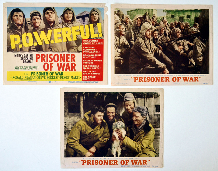 Prisoner Of War <p><a> 3 Original USA Lobby Cards </i></p>