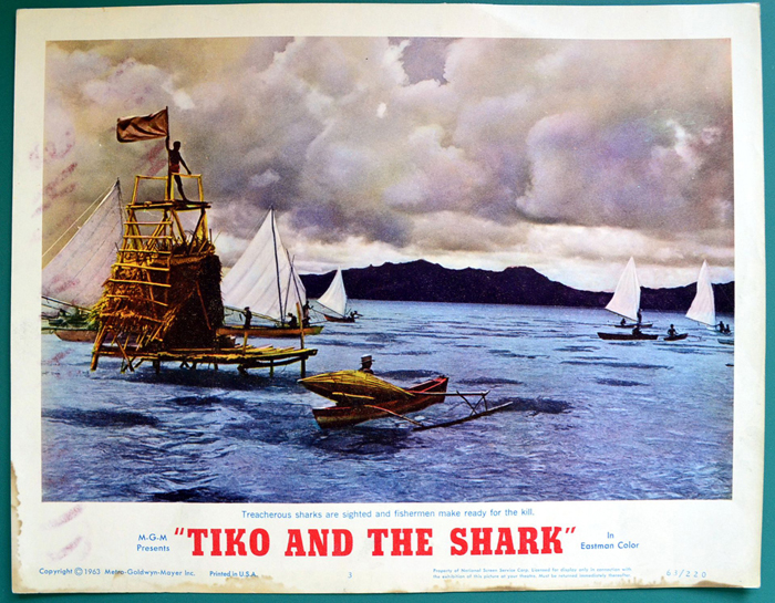 Tiko And The Shark <p><a> Single USA Lobby Card #3 </i></p>